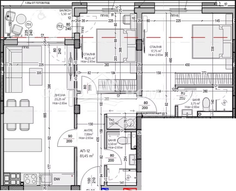 À venda  2 quartos Plovdiv , Ostromila , 95 m² | 80453746 - imagem [2]