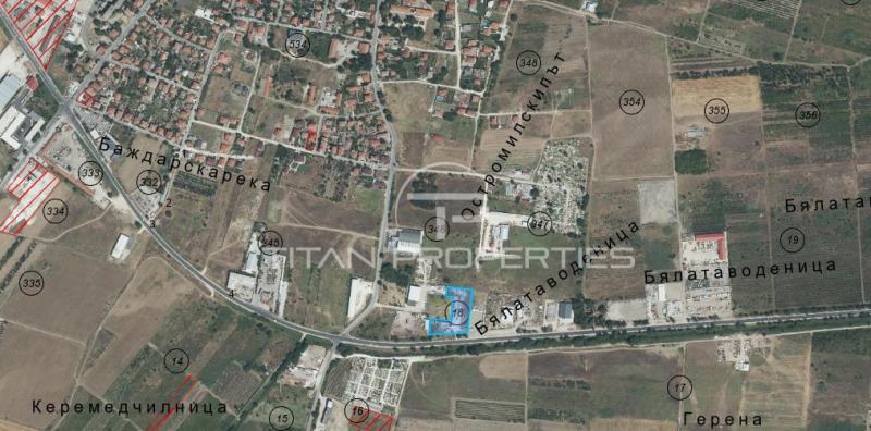 Til salg  Grund Plovdiv , Komatevo , 5203 kvm | 59350356 - billede [3]
