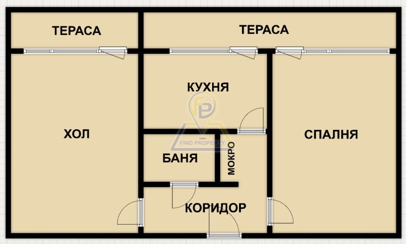 For Sale  1 bedroom Burgas , Izgrev , 60 sq.m | 14446625