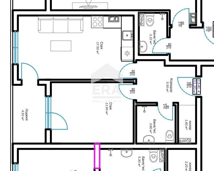 Продава 2-СТАЕН, гр. Варна, м-т Пчелина, снимка 3 - Апартаменти - 54051064