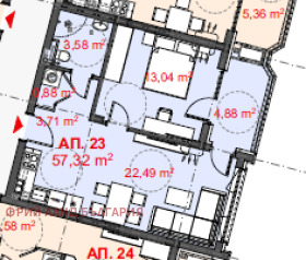 Продава  2-стаен град Бургас , Крайморие , 66 кв.м | 57305571 - изображение [2]