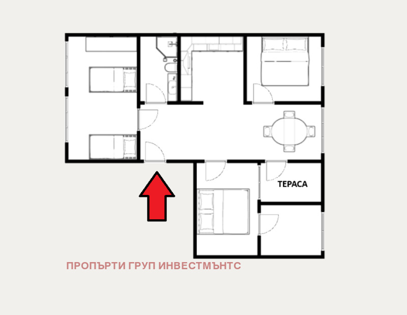 Продава 3-СТАЕН, гр. София, Левски Г, снимка 4 - Апартаменти - 52121143