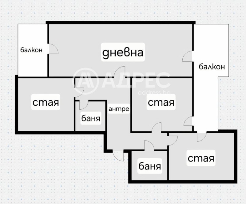 Продава МНОГОСТАЕН, гр. София, Люлин 1, снимка 3 - Апартаменти - 52391800