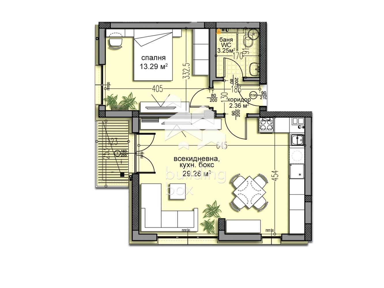 Продава 2-СТАЕН, гр. Варна, Изгрев, снимка 2 - Апартаменти - 54352240