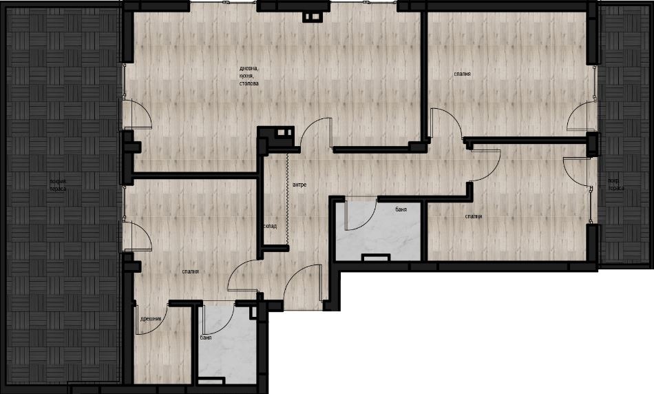 Продава МНОГОСТАЕН, гр. Пловдив, Кючук Париж, снимка 2 - Апартаменти - 43956465