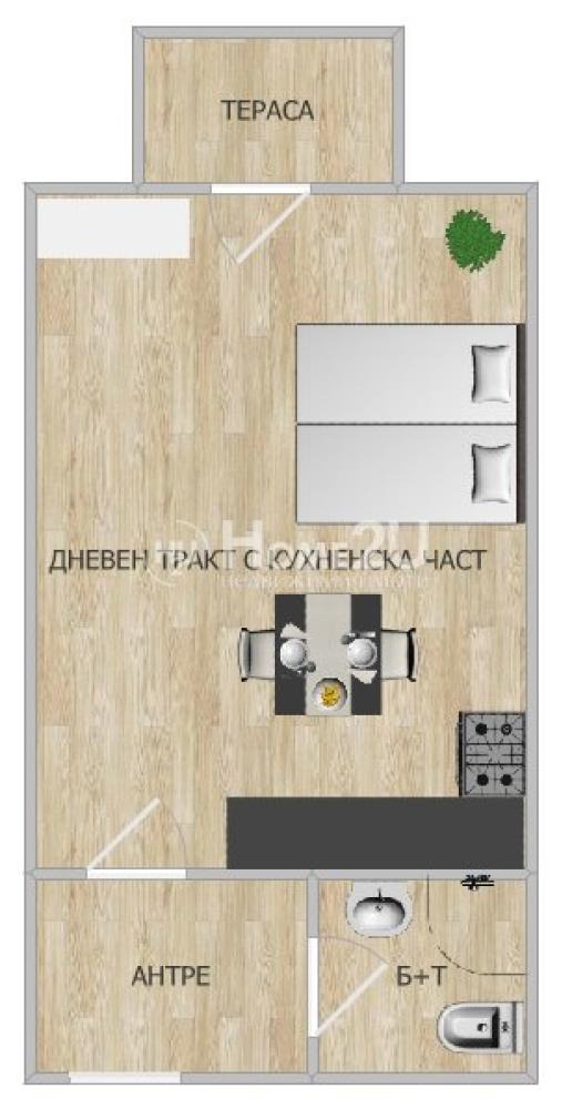 Продава 1-СТАЕН, гр. Варна, Кайсиева градина, снимка 7 - Апартаменти - 54446172