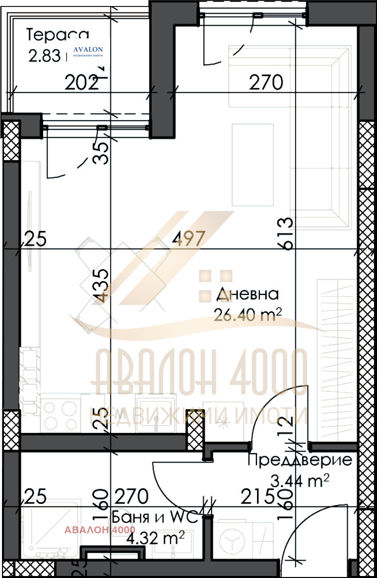 Продава  1-стаен град Пловдив , Тракия , 43 кв.м | 56534401 - изображение [4]