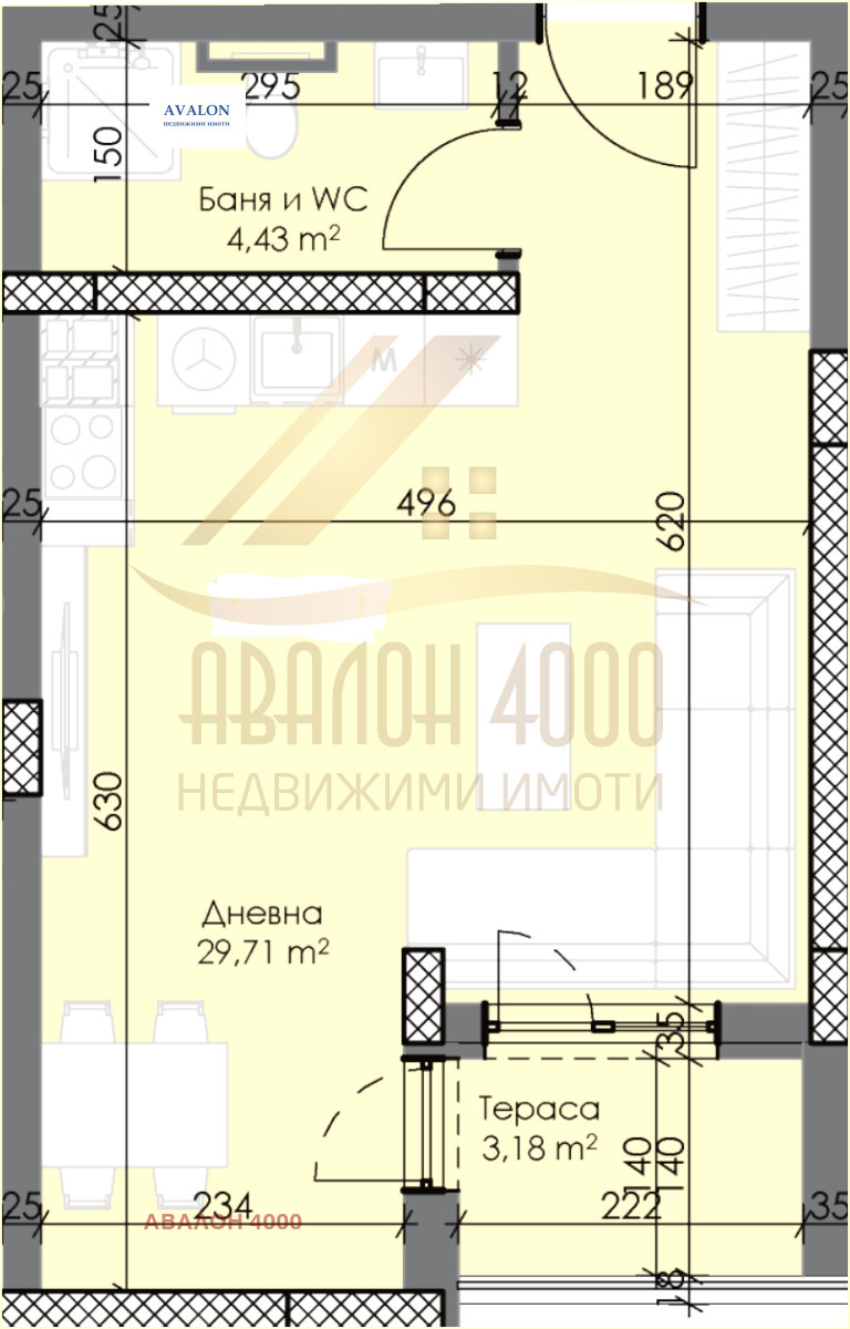 Продава  1-стаен град Пловдив , Тракия , 43 кв.м | 56534401 - изображение [5]