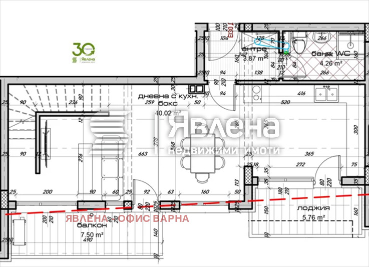 Продава 3-СТАЕН, гр. Варна, Изгрев, снимка 3 - Aпартаменти - 47584265