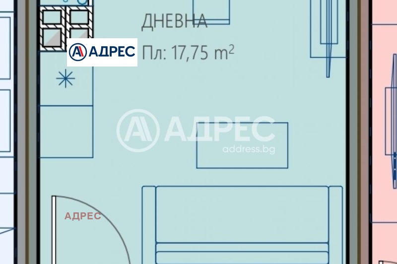 Продава 1-СТАЕН, гр. Варна, Владислав Варненчик 1