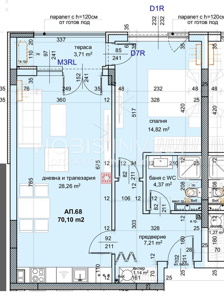 Продава 2-СТАЕН, гр. Пловдив, Тракия, снимка 16 - Апартаменти - 53914881