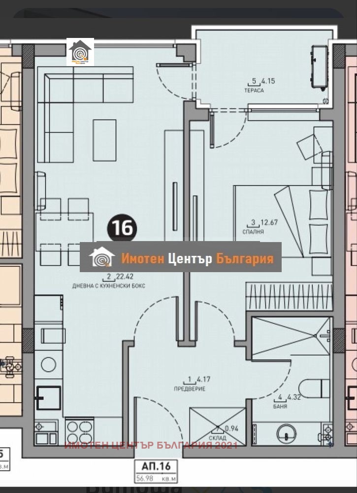 Продава 2-СТАЕН, гр. София, Малинова долина, снимка 5 - Апартаменти - 54080611