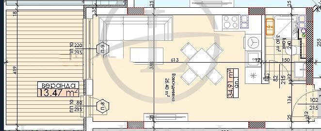 Продава  1-стаен град Пловдив , Тракия , 55 кв.м | 43532253 - изображение [2]