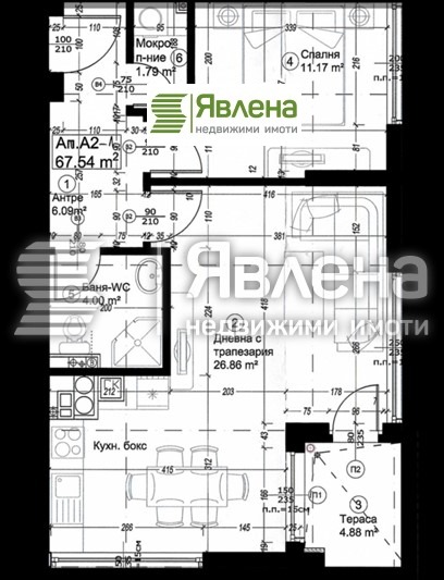 Zu verkaufen  1 Schlafzimmer Sofia , Manastirski liwadi , 75 qm | 36845375 - Bild [15]