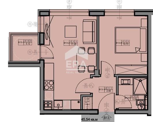 Till salu  1 sovrum Varna , Vinica , 53 kvm | 66868272 - bild [7]