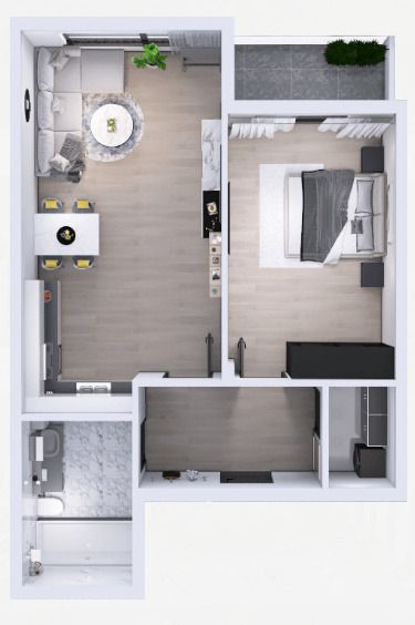 Продава 2-СТАЕН, гр. Пловдив, Остромила, снимка 2 - Апартаменти - 56514535