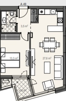Продава 2-СТАЕН, гр. София, Манастирски ливади, снимка 5 - Апартаменти - 55393857