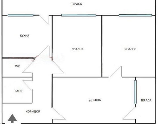 Продава 3-СТАЕН, гр. София, Дианабад, снимка 1 - Aпартаменти - 47230179