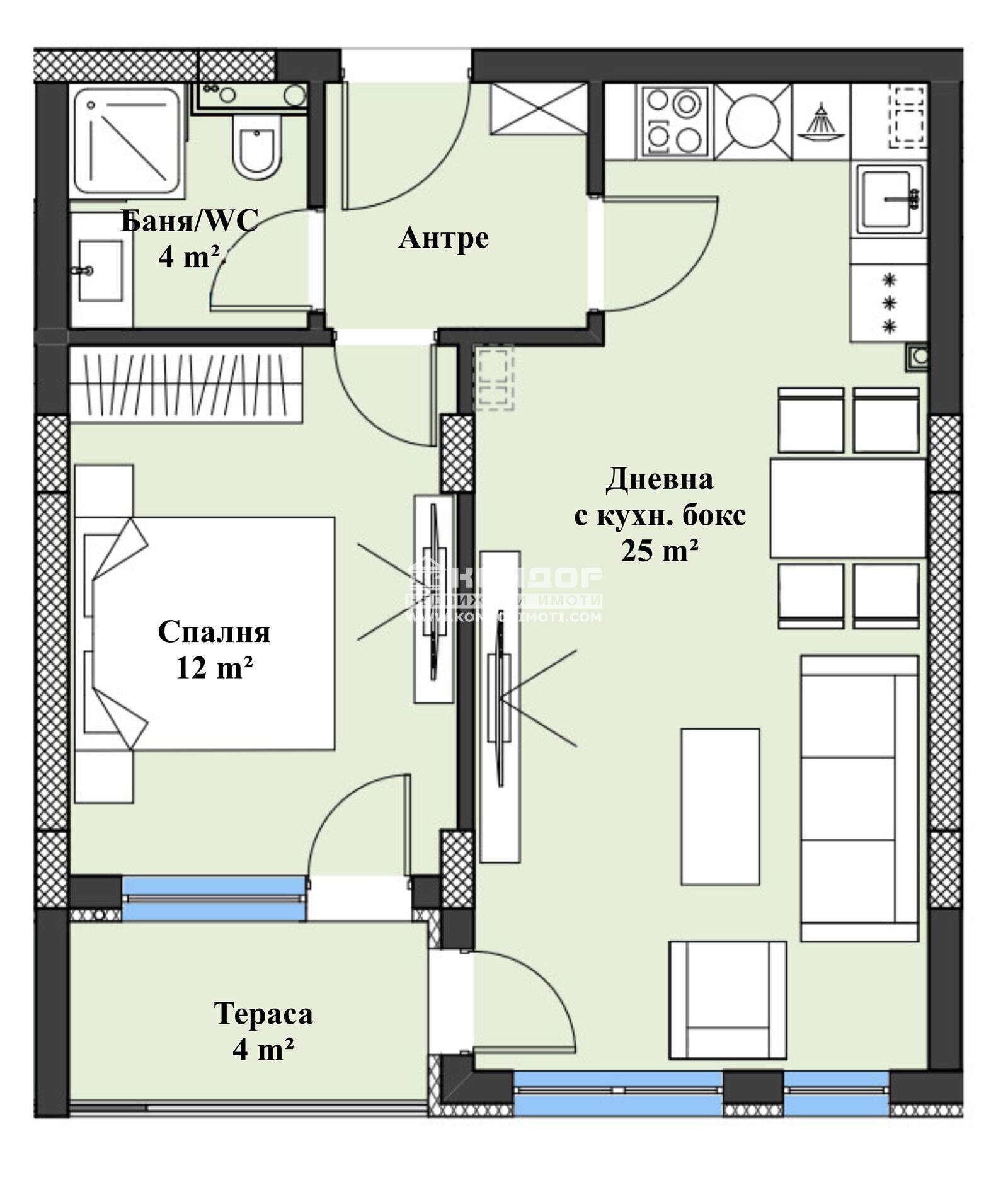 Продава 2-СТАЕН, гр. Пловдив, Христо Смирненски, снимка 2 - Апартаменти - 42585358