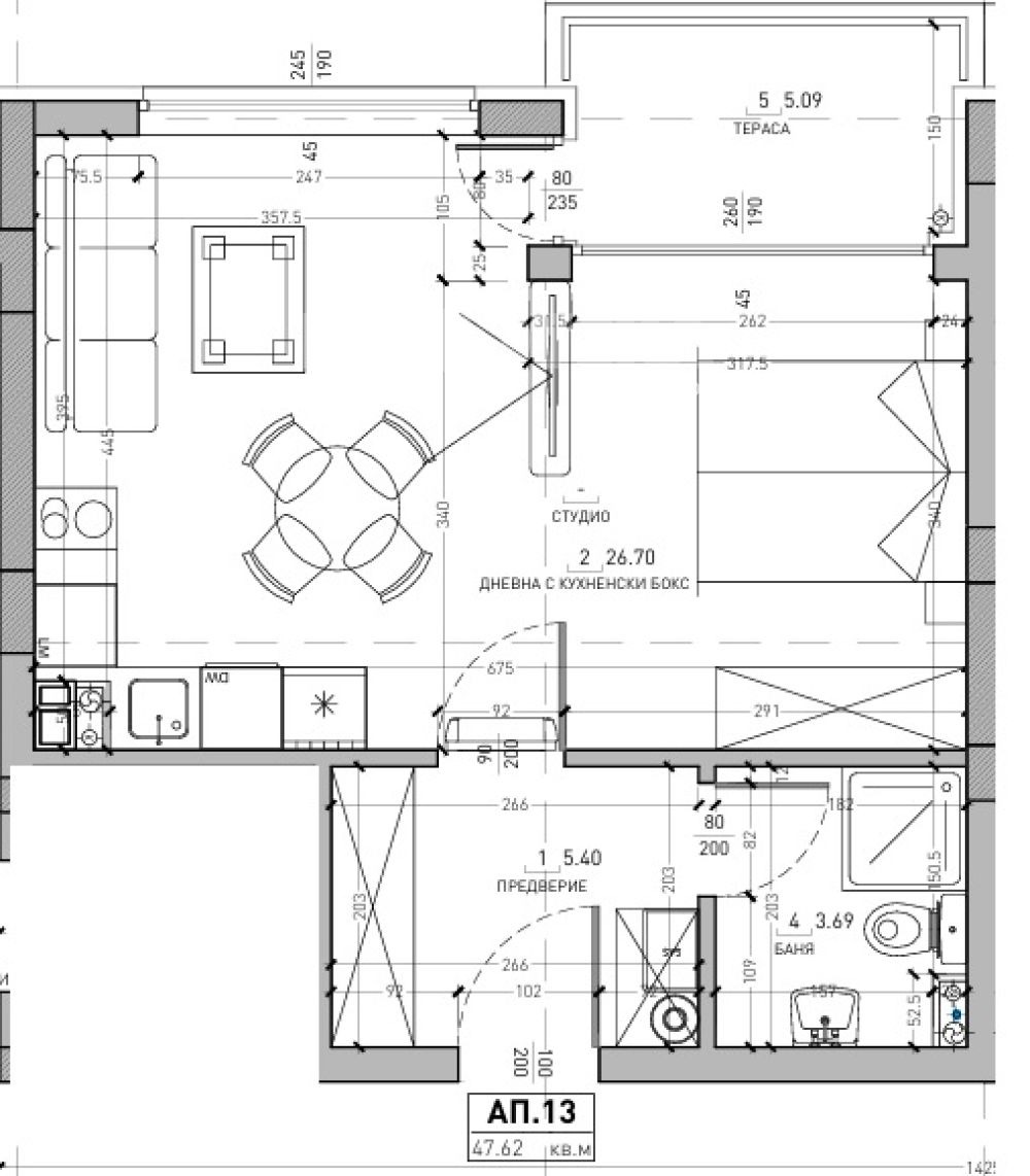 Продава 2-СТАЕН, гр. София, Малинова долина, снимка 2 - Апартаменти - 54915382