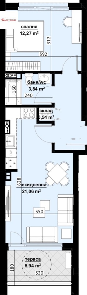 Продажба на двустайни апартаменти в град Бургас — страница 11 - изображение 3 
