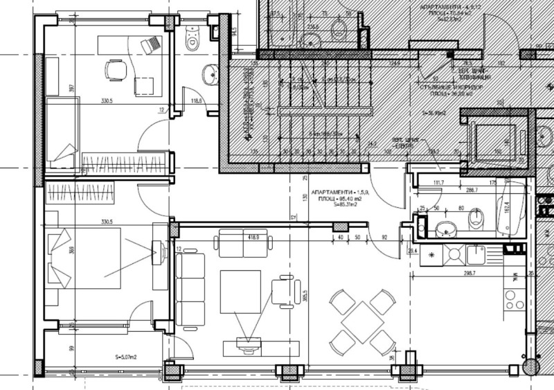 Продава  3-стаен град София , Център , 102 кв.м | 68382871 - изображение [2]