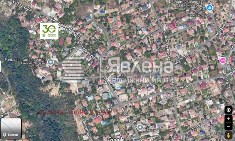 Продава ПАРЦЕЛ, гр. Варна, м-т Евксиноград, снимка 2 - Парцели - 56365326