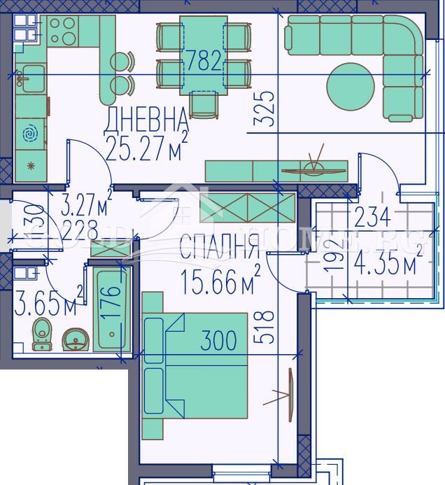 À venda  1 quarto Plovdiv , Kamenica 2 , 71 m² | 76449756 - imagem [3]