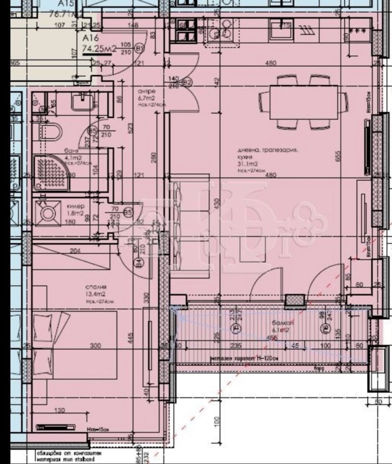 Продава  2-стаен град Варна , Левски 1 , 79 кв.м | 16560510 - изображение [16]