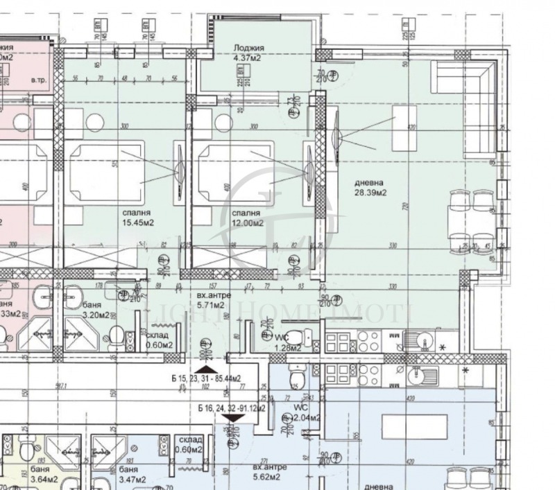 Продава 3-СТАЕН, гр. Пловдив, Христо Смирненски, снимка 2 - Апартаменти - 52556099