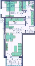 Продава 2-СТАЕН, град Пловдив, Каменица 2 • 95950 € / 187661.89 лв. • 63129297 4