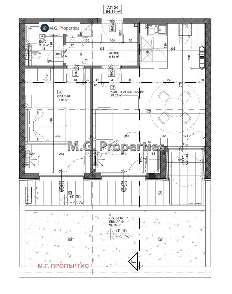 Продава 2-СТАЕН, гр. Варна, к.к. Св.Св. Константин и Елена, снимка 3 - Aпартаменти - 47798996