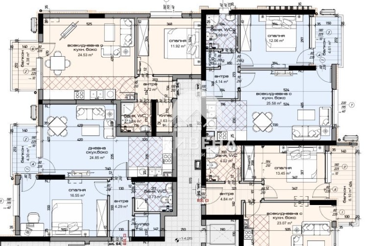 À vendre  1 chambre Varna , Mladost 1 , 69 m² | 86619144 - image [3]