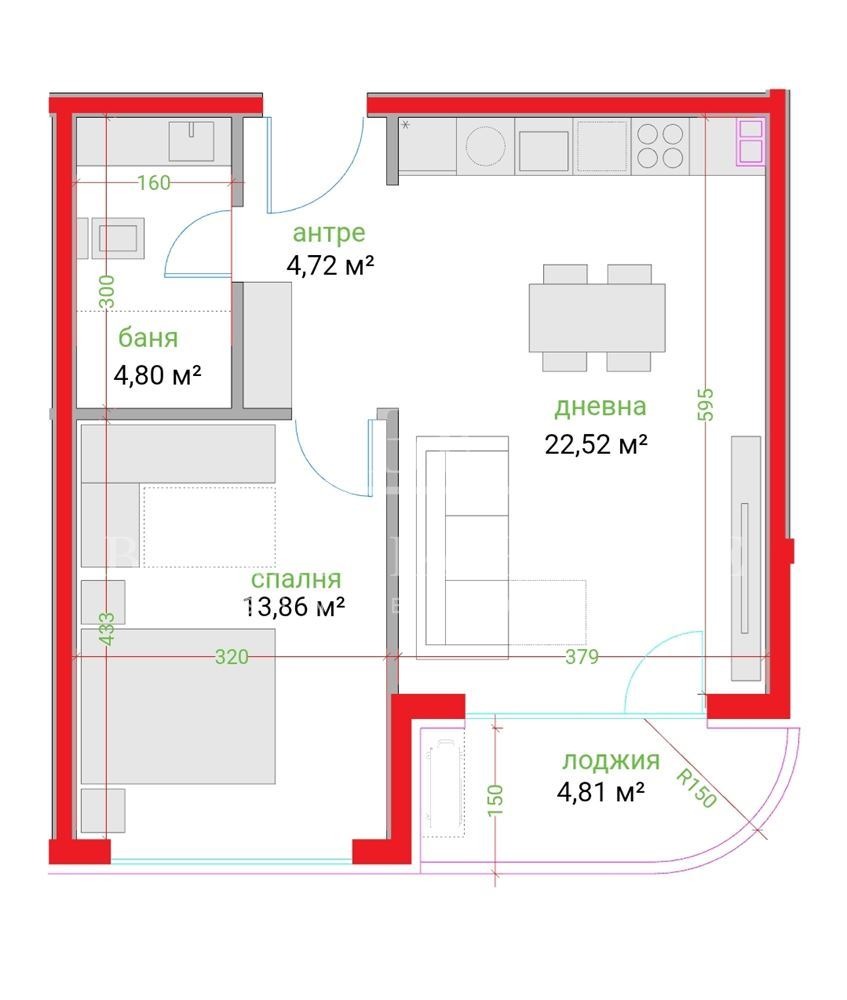 Продава 2-СТАЕН, гр. Варна, Трошево, снимка 6 - Апартаменти - 55632692