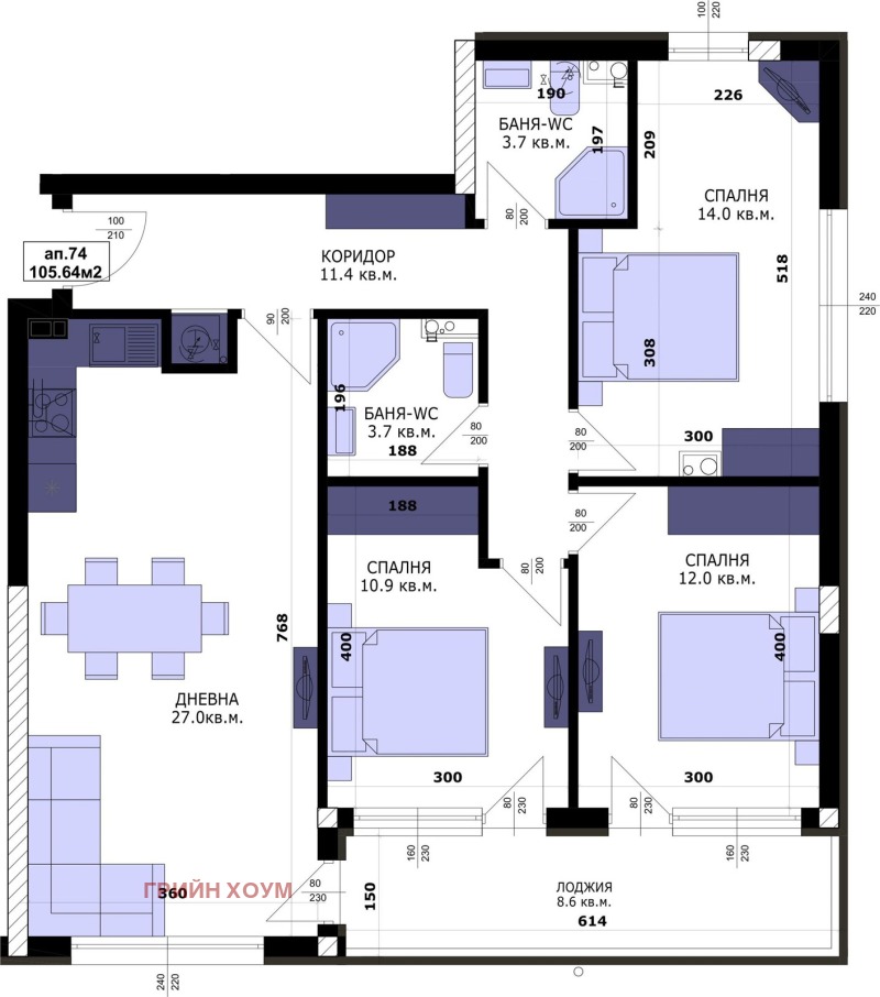 Продава  2-стаен град Варна , Владислав Варненчик 1 , 65 кв.м | 88464009 - изображение [12]