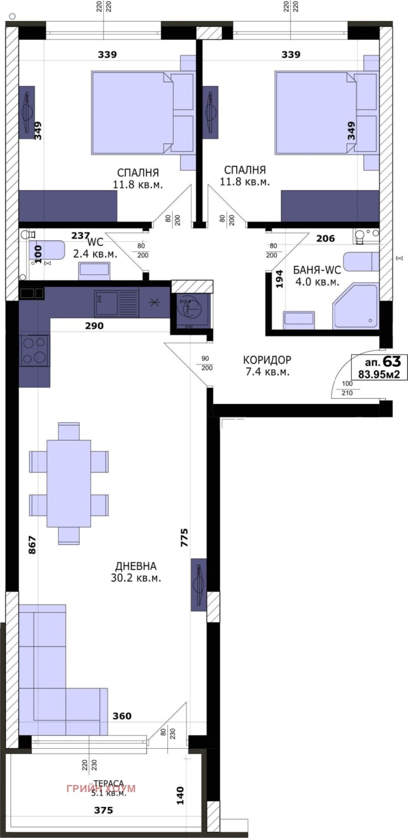 Продава 2-СТАЕН, гр. Варна, Владислав Варненчик 1, снимка 10 - Aпартаменти - 49146832