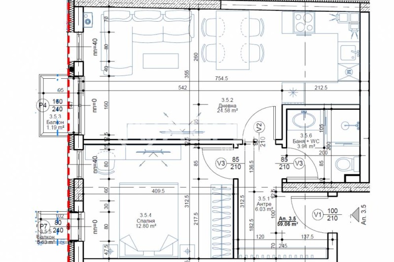 Продава 2-СТАЕН, гр. София, Овча купел, снимка 2 - Апартаменти - 52439201