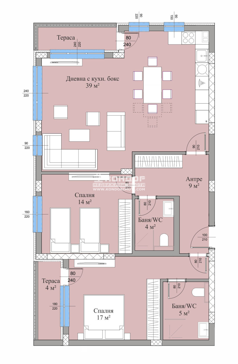 Na sprzedaż  2 sypialnie Plowdiw , Wastaniczeski , 127 mkw | 10988961 - obraz [5]