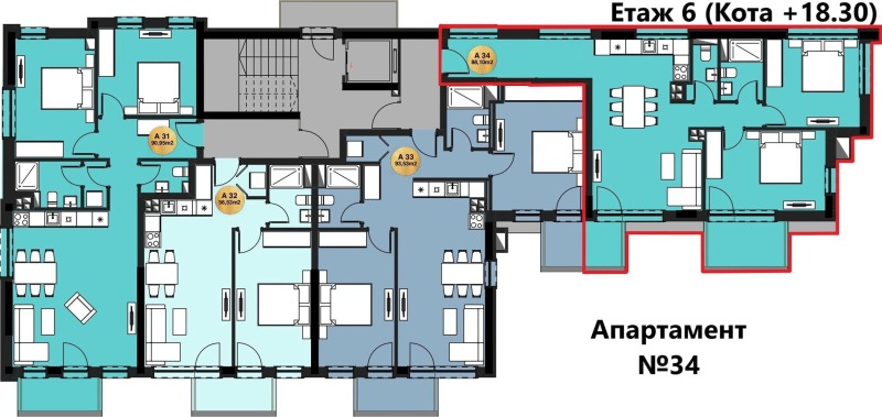 In vendita  2 camere da letto Sofia , 7-mi 11-ti kilometar , 104 mq | 64834487 - Immagine [10]