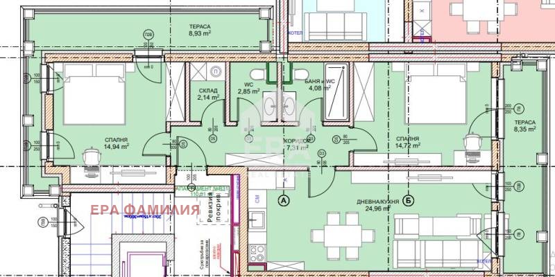 Продава 3-СТАЕН, гр. София, Малинова долина, снимка 1 - Aпартаменти - 48680573