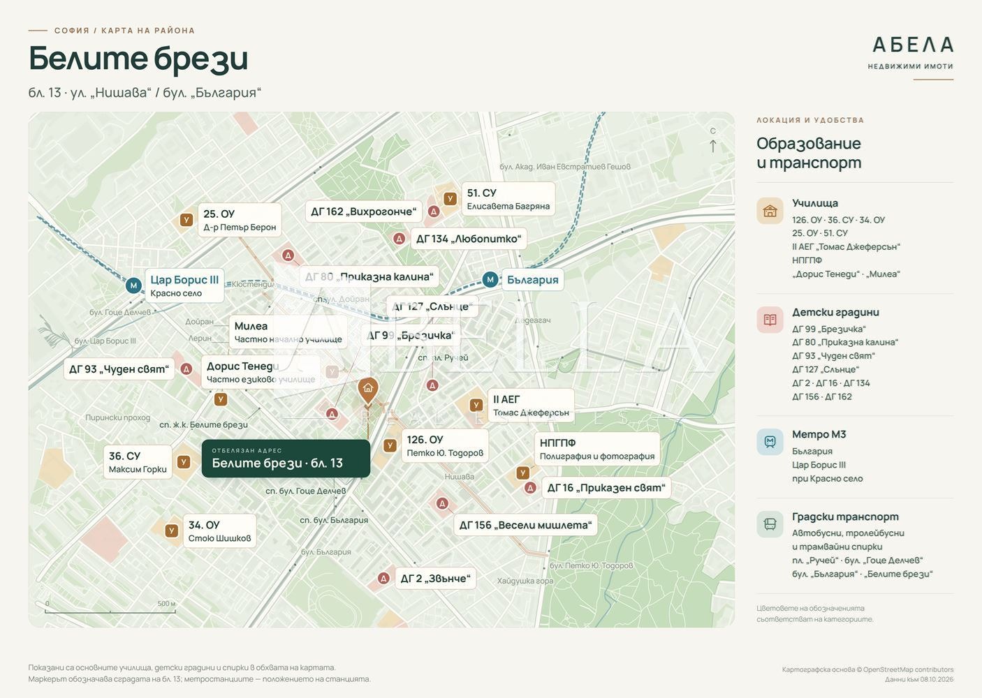 Продава 2-СТАЕН, гр. София, Белите брези, снимка 8 - Апартаменти - 56410756