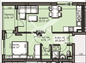 1 bedroom Izgrev, Burgas 1