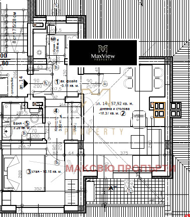 In vendita  2 camere da letto Sofia , Benkovski , 67 mq | 13603327 - Immagine [10]