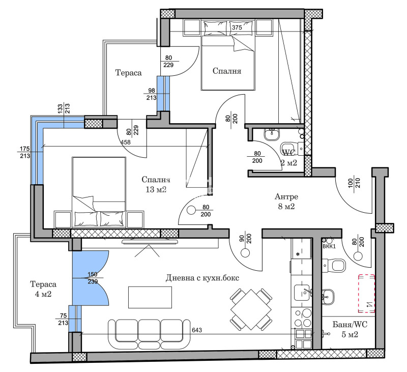 Продава  3-стаен град Пловдив , Център , 107 кв.м | 79981941 - изображение [9]