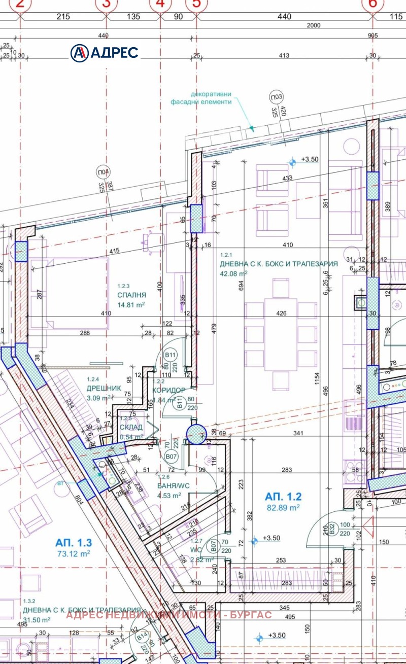 Продава 2-СТАЕН, гр. Бургас, Лазур, снимка 4 - Aпартаменти - 48307771