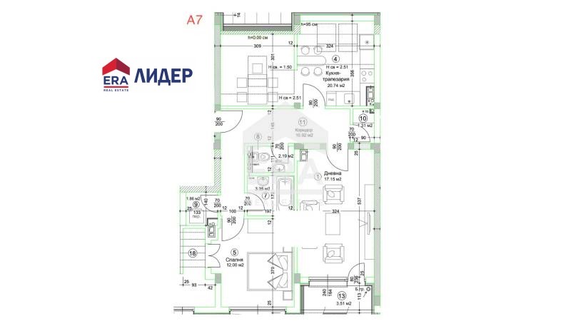 Na prodej  1 ložnice Ruse , Centar , 115 m2 | 62188309 - obraz [5]