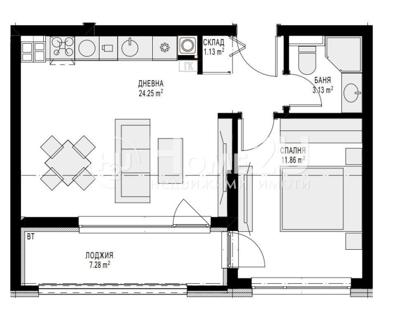 Продается  1 спальня Варна , Левски 1 , 68 кв.м | 97667332 - изображение [8]