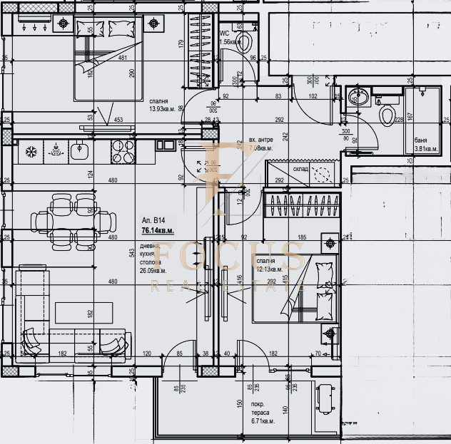 Na sprzedaż  2 sypialnie Plowdiw , Ostromila , 98 mkw | 11254320 - obraz [4]