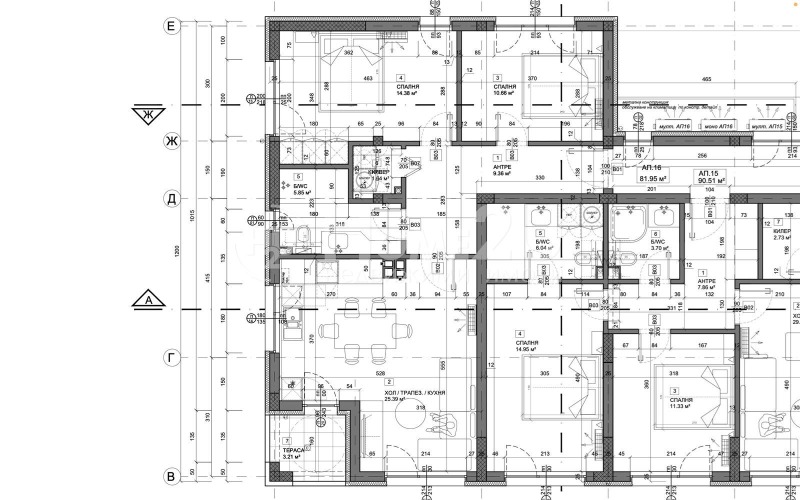 Продава  3-стаен град Варна , к.к. Св.Св. Константин и Елена , 97 кв.м | 55065886 - изображение [3]