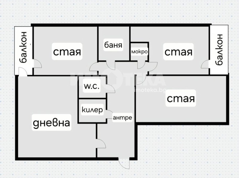 Продава МНОГОСТАЕН, гр. София, Белите брези, снимка 4 - Апартаменти - 52364266